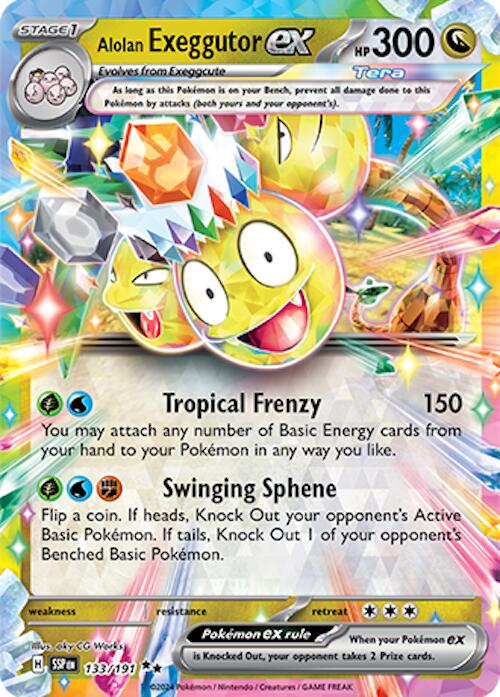Alolan Exeggutor Ex (133/191) [Surging Sparks)